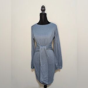 NWT  Blue Cable Knit Dress